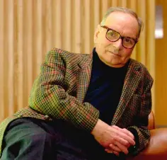  ??  ?? IL MAESTRO: Italian composer and conductor Ennio Morricone