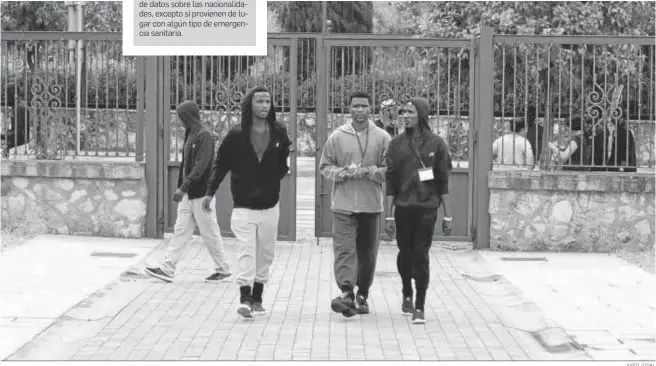  ?? JORDI VIDAL ?? Centro de Educación Ambiental de Córdoba, al que en las últimas semanas han llegado migrantes procedente­s de las costas gaditanas.