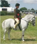  ??  ?? HOYS M&M working hunter pony victors, Lacey Aldo and Aliya Khan