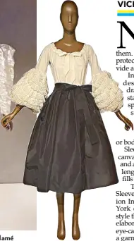  ?? ?? Hubert de Givenchy’s Bettina sleeves like that of a flamenco dancer were much imitated.