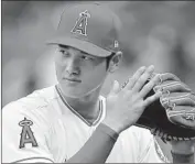  ?? Allen J. Schaben Los Angeles Times ?? SHOHEI OHTANI had his turn in the Angels rotation pushed back to manage his workload.