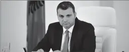  ??  ?? Guvernator­i i Bankës së Shqipërisë, Gent Sejko