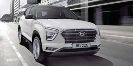  ?? / HYUNDAI ?? Evolución. Confianza y emoción son elementos que denota el nuevo Hyundai Creta 2021.