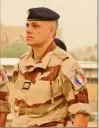  ?? (Photo DR.) ?? Le capitaine Trouchon lors de sa dernière OPEX en Irak.