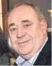  ??  ?? SHOW Salmond