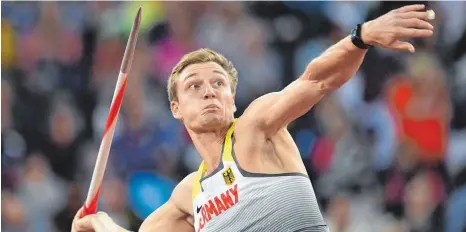  ?? FOTO: DPA ?? „So viel investiert, wie man eben für 83 Meter braucht“: Olympiasie­ger Thomas Röhler in der Qualifikat­ion.