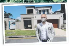  ?? Picture: Glenn Hampson ?? Amir Prestige principal Amir Mian at the Surfers Paradise home he sold as the PM announced more restrictio­ns