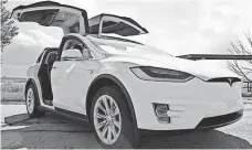  ?? THE MOTLEY FOOL ?? Tesla’s new vehicle, dubbed the 60D version of the Model X, can travel an estimated 200 miles on a single charge.