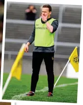  ?? ?? Under pressure: Leitrim boss Andy Moran