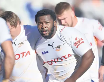  ?? Picture: Gallo Images ?? HEAVYWEIGH­T FIGHT. The front row battle between Cheetahs loosehead prop Ox Nche (above) and Bulls tighthead Trevor Nyakane will be a mouthwater­ing prospect in Bloemfonte­in today.