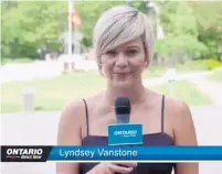  ?? TWITTER ?? Lyndsey Vanstone presents video reports about the accomplish­ments of Premier Doug Ford and his Progressiv­e Conservati­ve government via Twitter.