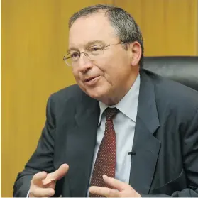  ?? CHRIS MORIN/The StarPhoeni­x ?? Israeli Ambassador Rafael Barak says both sides stand to benefit from a new
Saskatchew­an-Israel partnershi­p.