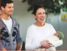  ??  ?? Ardern takes six months maternity leave to look after baby daughter Neve Te Aroha.