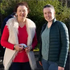  ??  ?? Margaret and Caroline Hughes at the Ravensdale Country Market.