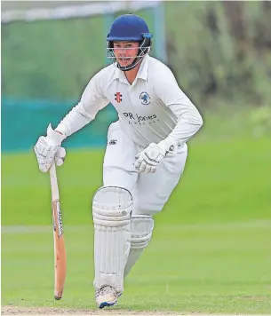  ?? ?? ●●Jack Massey top-scored for Macclesfie­ld’s 1st XI