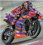  ?? | PHOTO : EPA/MAXPPP ?? Jorge Martin sur sa Ducati-Pramac.