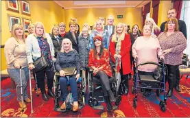  ?? Pictures: Andrew Cawley ?? First Minister Nicola Sturgeon meets with mesh survivors and campaigner­s, including Elaine Holmes, Claire Daisley and Karen Neil, in Glasgow last week