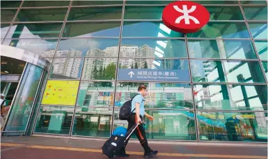  ?? Photo: May Tse ?? The pandemic appears to have dealt the final blow after the service lost customers to rivals, including the high-speed railway.