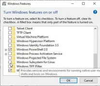  ??  ?? Is there a Linux server app you want to use, but don’t want to go through the trouble of setting up a Linux system? Nathan Taylor’s got you covered.
You’ll have to turn on the optional Windows feature.