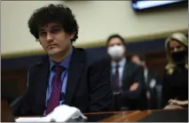  ?? ALEX WONG — GETTY IMAGES/TNS ?? Sam Bankman-Fried testifies during a hearing before the House Financial Services Committee on Dec. 8, 2021, in Washington, D.C.