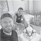  ?? BOBBY BERK ?? Bobby Berk and husband Dewey Do enjoy building with Legos after dinner.