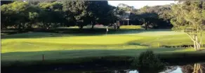  ??  ?? GREEN SCENES: View of Selborne Park’s tricky par-5 third hole.