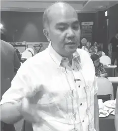  ?? EHDA M. DAGOOC ?? Donald Maldonado, TIEZA evaluation and registrati­on division manager for TEZ, said that Tieza is currently drumming up their marketing efforts to attract more investors.