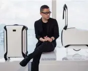  ??  ?? INDUSTRIAL DESIGNER
JAMY YANG turned his Tumi suitcase into a car