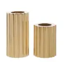  ??  ?? ‘Ribb’ candle holders, $59/pair, Clickon Furniture.