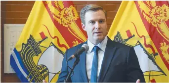  ??  ?? Le premier ministre, Brian Gallant. - Archives