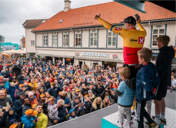  ?? JON INGEMUNDSE­N ?? Til publikums store glede briljerte Alexander Kristoff på hjemmebane.