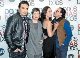  ??  ?? Mauricio Islas, Mónica Dionne, Consuelo Duval y Adal Ramones.