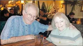  ?? Susan Stein ?? DICK STEIN, 85, and Carol Stein, 83, had to flee the Camp fire a second time on Nov. 8 as it neared Chico, where they were staying at their grandson’s home.