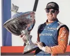  ?? STAN SZETO/USA TODAY SPORTS ?? Scott Dixon won his fifth IndyCar title after placing second at Sonoma.