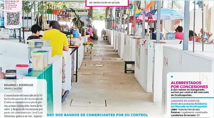  ?? ?? • A dos meses de inaugurado, las ventas están en picada.