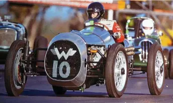  ?? Photo: Trapnell Creations ?? HISTORY ON WHEELS: The 1954 Wolseley Flying W Special of Eric Cossiche from South Australia will represent the heritage of home-built Australian racing cars at this weekend’s Historic Leyburn Sprints.