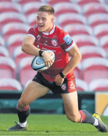  ??  ?? Stephen Varney is one of Gloucester’s exciting crop of young talent