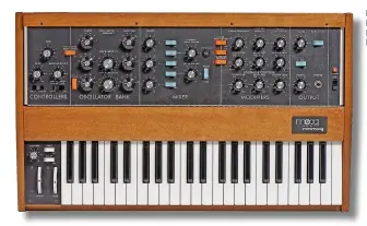  ?? ?? The Minimoog – where the trickery of early synthesis took a user-friendly turn