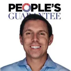  ?? CAMPAIGN RESEARCH ?? Pollster Campaign Research used a photo of PC Leader Patrick Brown’s "People’s Guarantee," without the PC logo, in order to gauge awareness.