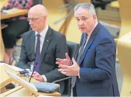  ?? Picture: Fraser Bremner. ?? Higher and Further Education Minister Richard Lochhead.