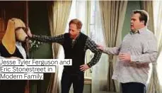  ??  ?? Jesse Tyler Ferguson and Eric Stonestree­t in Modern Family.