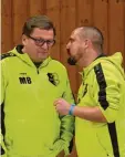  ??  ?? FCS Trainer Alex Bartl (rechts) war von seinen Team überzeugt.