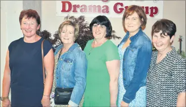  ?? (Pic: John Ahern) ?? L-r: Ann Cotter, Liz Casey, Pauline O’Brien, Shirley Flynn and Anne Kennedy, who were in Clogheen last Friday night for the Johnny Cash tribute show, ‘Cash Returns’.