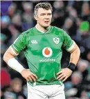  ??  ?? Peter O’Mahony will link up with the Ireland squad tomorrow after isolation