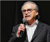  ?? AP ?? David Pecker, CEO of American Media, which publishes the National Enquirer, has been granted immunity by federal prosecutor­s, media outlets have reported.