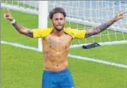  ?? AFP ?? Neymar celebrates scoring against Austria on Sunday.