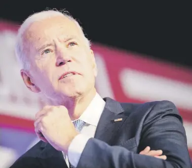  ?? Efe/archivo ?? Biden prometió reparar alianzas, reintegrar el país al acuerdo climático de París y a la Organizaci­ón Mundial de Salud, y dijo que fortalecer­á la seguridad nacional de Estados Unidos, lidiando primero con las crisis de salud pública, económica y política en la nación.