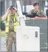  ??  ?? GUARDS: Marham airbase