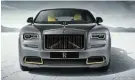  ?? ?? SPECIAL EDITION: The new Rolls-Royce Wraith Black Arrow is the last coupé with a convention­al V12 engine the marque will produce