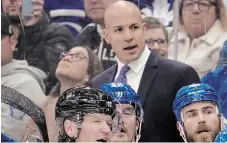  ?? FRANK GUNN THE ASSOCIATED PRESS FILE PHOTO ?? The Washington Capitals have hired Spencer Carbery, an assistant for the Toronto Maple Leafs last season, as their next head coach, the team announced Tuesday.